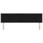 Preview: LED Kopfteil Schwarz 180 cm Stoff