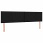 Preview: Boxspringbett mit Kopfteil Schwarz 180 x 200 cm Stoff