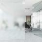 Preview: Statische Fensterfolie Frostiges Grau 45 x 2000 cm PVC