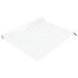 Preview: Statische Fensterfolie Frostiges Weiß 45 x 1000 cm PVC