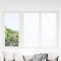 Preview: ARDEBO.de - Statische Fensterfolie Frostiges Weiß 90 x 2000 cm PVC
