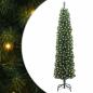 Preview: Künstlicher Weihnachtsbaum mit 300 LEDs mit Ständer Grün 210 cm
