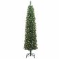 Preview: Künstlicher Weihnachtsbaum mit 300 LEDs mit Ständer Grün 210 cm