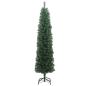 Preview: Künstlicher Weihnachtsbaum mit 300 LEDs mit Ständer Grün 210 cm