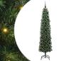 Preview: Künstlicher Weihnachtsbaum mit 300 LEDs mit Ständer Grün 210 cm