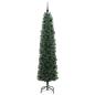 Preview: Künstlicher Weihnachtsbaum mit 300 LEDs mit Ständer Grün 210 cm