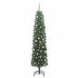 Preview: Künstlicher Weihnachtsbaum mit 300 LEDs mit Ständer Grün 210 cm