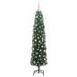 Preview: Künstlicher Weihnachtsbaum mit 300 LEDs mit Ständer Grün 210 cm