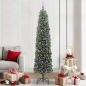 Preview: ARDEBO.de - Künstlicher Weihnachtsbaum mit 300 LEDs mit Ständer Grün 210 cm