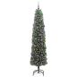 Preview: Künstlicher Weihnachtsbaum mit 300 LEDs mit Ständer Grün 210 cm