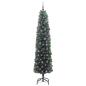 Preview: Künstlicher Weihnachtsbaum mit 300 LEDs mit Ständer Grün 210 cm