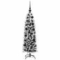 Preview: Künstlicher Weihnachtsbaum mit 150 LEDs mit Ständer Grün 120 cm