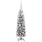 Preview: Künstlicher Weihnachtsbaum mit 150 LEDs mit Ständer Grün 120 cm