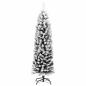 Preview: Künstlicher Weihnachtsbaum mit 150 LEDs mit Ständer Grün 120 cm