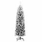 Preview: Künstlicher Weihnachtsbaum mit 150 LEDs mit Ständer Grün 120 cm