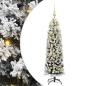 Preview: Künstlicher Weihnachtsbaum mit 150 LEDs mit Ständer Grün 120 cm