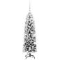 Preview: Künstlicher Weihnachtsbaum mit 150 LEDs mit Ständer Grün 120 cm