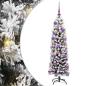Preview: Künstlicher Weihnachtsbaum mit 150 LEDs mit Ständer Grün 120 cm