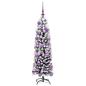 Preview: Künstlicher Weihnachtsbaum mit 150 LEDs mit Ständer Grün 120 cm