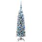Preview: Künstlicher Weihnachtsbaum mit 150 LEDs mit Ständer Grün 120 cm
