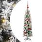 Preview: Künstlicher Weihnachtsbaum mit 150 LEDs mit Ständer Grün 120 cm