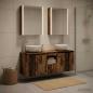 Preview: ARDEBO.de - Badezimmerschrank-Set 5 stk. Altholz Holzwerkstoff
