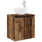 Preview: Badezimmerschrank-Set 5 stk. Altholz Holzwerkstoff