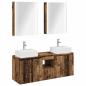 Preview: Badezimmerschrank-Set 5 stk. Altholz Holzwerkstoff