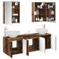 Preview: Badezimmerschrank-Set 5 stk. Altholz Holzwerkstoff
