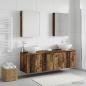 Preview: Badezimmerschrank-Set 5 stk. Altholz Holzwerkstoff