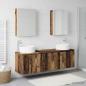Preview: ARDEBO.de - Badezimmerschrank-Set 5 stk. Altholz Holzwerkstoff