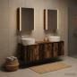 Preview: Badezimmerschrank-Set 5 stk. Altholz Holzwerkstoff