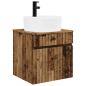 Preview: Badezimmerschrank-Set 5 stk. Altholz Holzwerkstoff