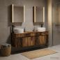 Preview: ARDEBO.de - Badezimmerschrank-Set 5 stk. Altholz Holzwerkstoff