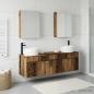 Preview: Badezimmerschrank-Set 5 stk. Altholz Holzwerkstoff