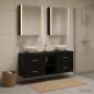Preview: Badezimmerschrank-Set 5 stk. Schwarze Eiche Holzwerkstoff