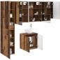 Preview: Badezimmerschrank-Set 5 stk. Altholz Holzwerkstoff