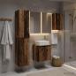Preview: ARDEBO.de - Badezimmerschrank-Set 5 stk. Altholz Holzwerkstoff