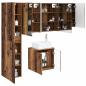 Preview: Badezimmerschrank-Set 5 stk. Altholz Holzwerkstoff