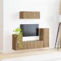 Preview: TV-Schrankset 4 stk. Artisan-Eiche Holzwerkstoff