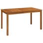 Preview: 5-Piece Garden Dining Set Natur Massivholz Akazie