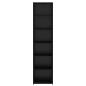 Preview: Sideboard Schwarz Eichen-Optik 45 x 41 x 185 cm Holzwerkstoff