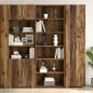Preview: ARDEBO.de - Sideboard Eichenholz 70 x 41 x 185 cm Holzwerkstoff