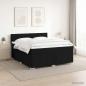 Preview: Boxspringbett mit Matratze Schwarz 180 x 200 cm Stoff
