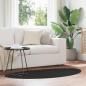 Preview: ARDEBO.de - Teppich HUARTE Schwarz 80 x 150 cm Polyester