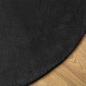 Preview: Teppich HUARTE Schwarz 80 x 150 cm Polyester