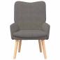 Preview: Sessel Hellgrau 63 x 67 x 94 cm Stoff