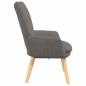 Preview: Sessel Hellgrau 63 x 67 x 94 cm Stoff