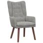 Preview: Sessel Hellgrau 63 x 67 x 94 cm Samt