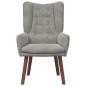 Preview: Sessel Hellgrau 63 x 67 x 94 cm Samt